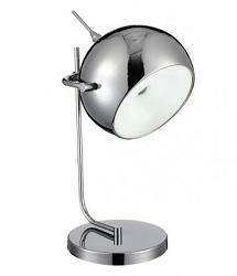 Stbrn modern designov stoln lampa model TRIP TABLE s kovovm stojanem